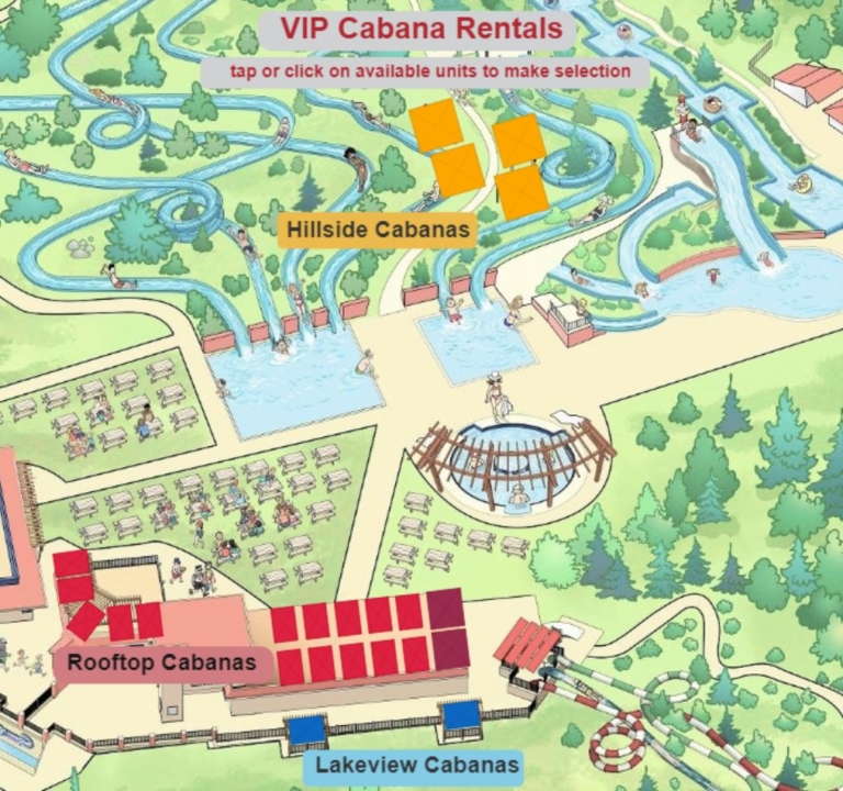 VIP Cabanas SPLASHDOWN VERNON